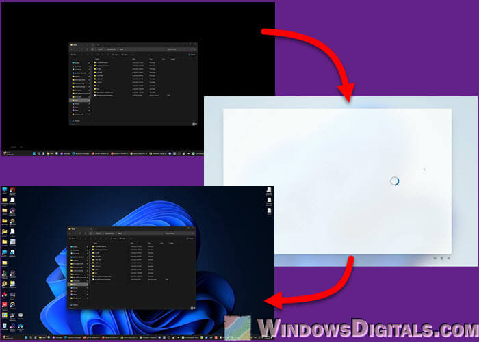 Windows 11 Desktop Randomly Flashes On and Off