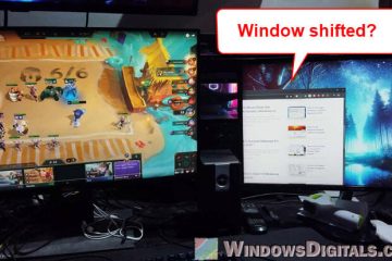 Windows Shift on Second Monitor When Playing a Game