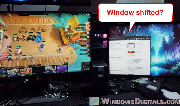 Windows Shift on Second Monitor When Playing a Game