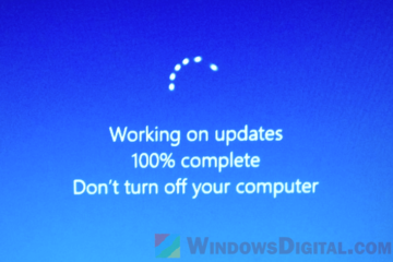 Working on Updates 100% Complete Stuck Windows 10